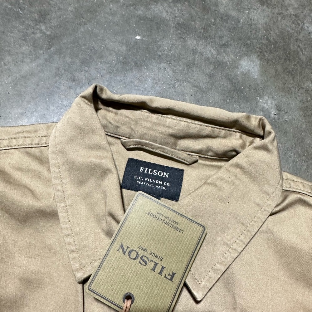 NWT filson colville short sleeve khaki shirt women’s - Picture 3 of 3